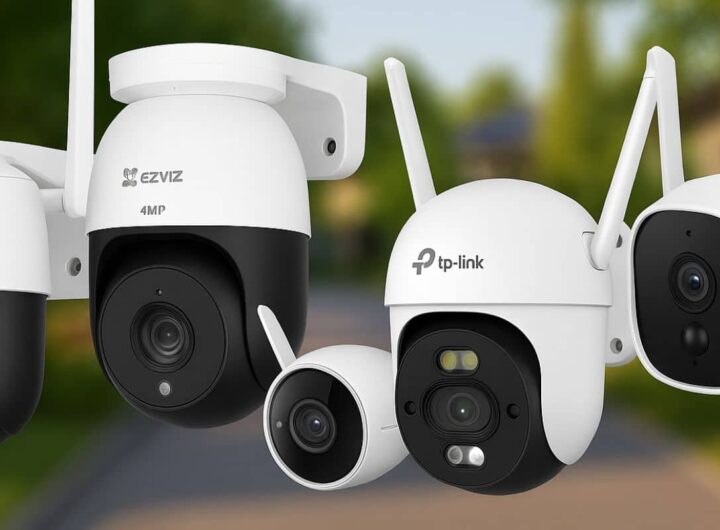 cinque videocamere da esterno su Amazon