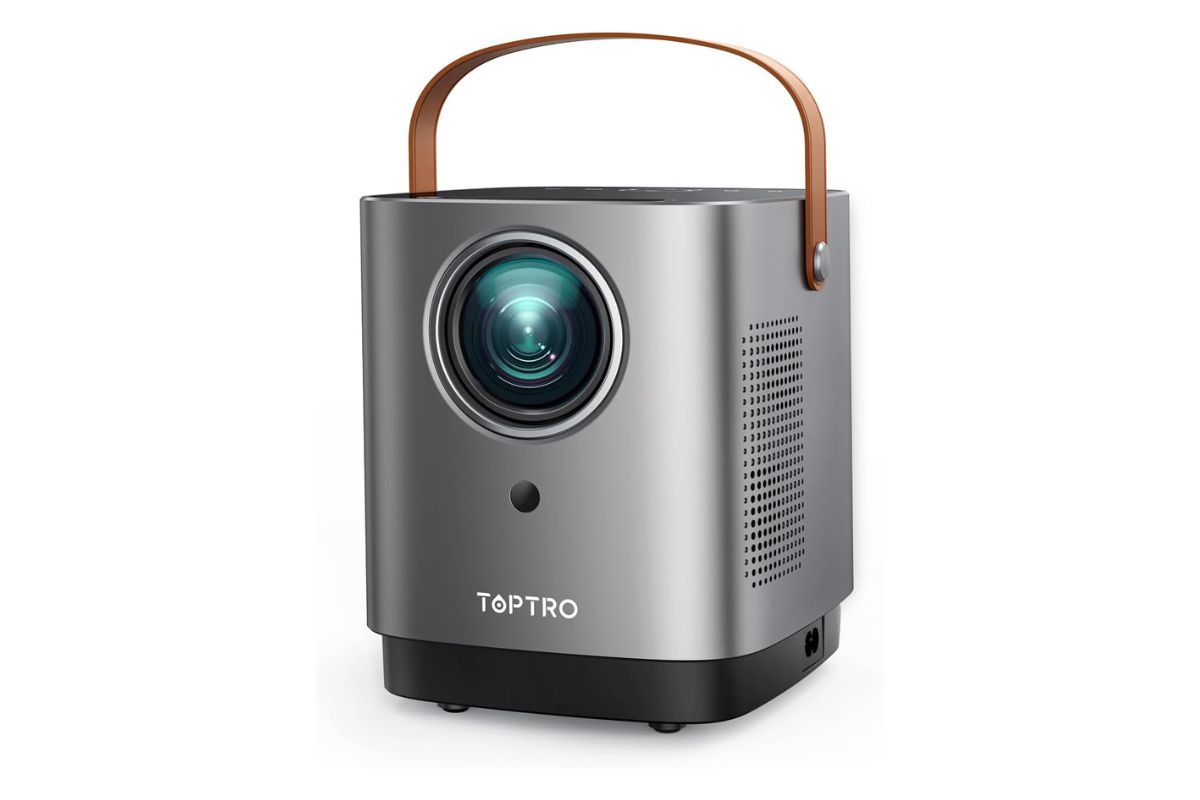 Proiettore Portatile Supporto 1080P, 18000 Lumens TOPTRO