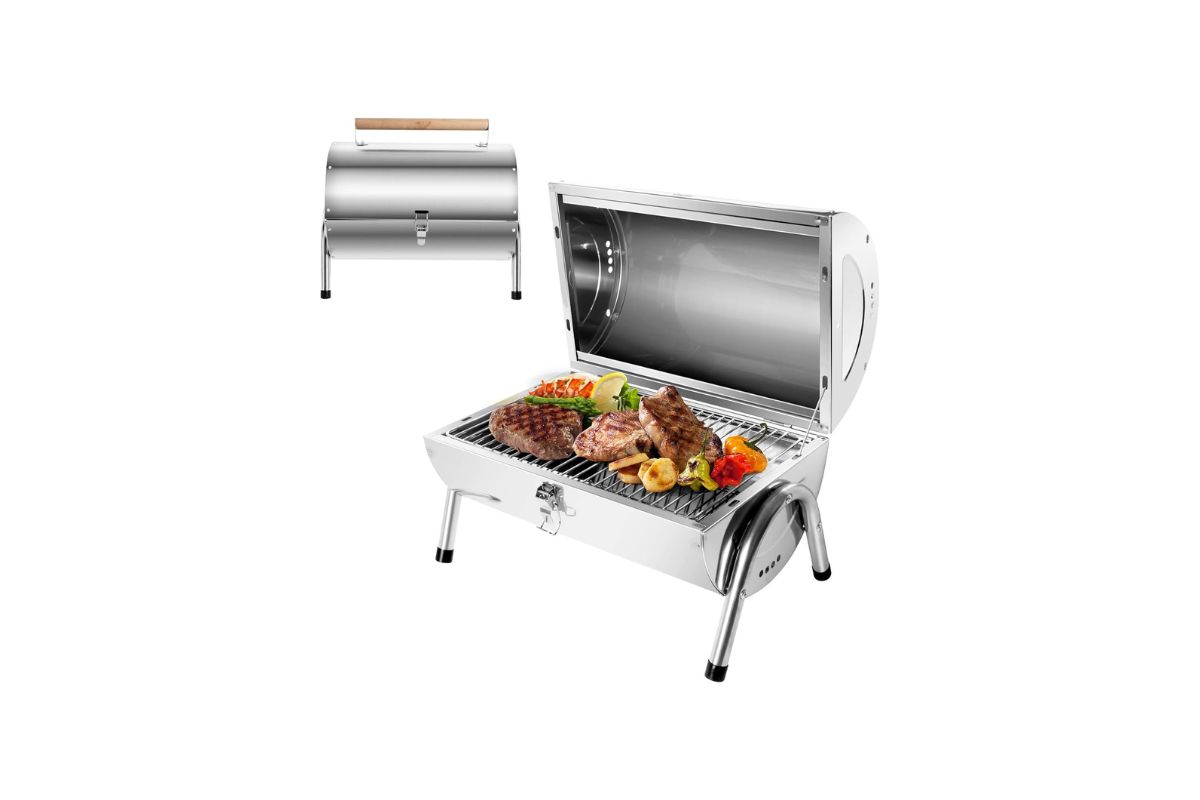 SunJas Barbecue portatile 2 in 1