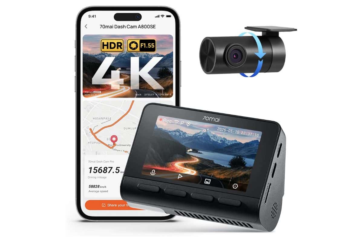 70mai A800SE dashcam 4K